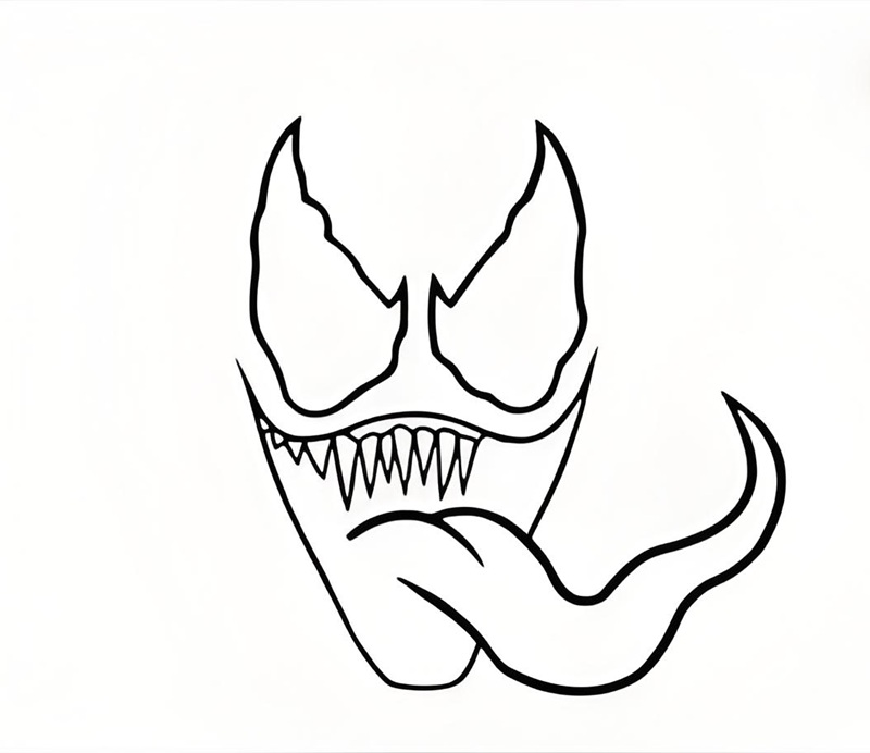 tranh tô màu venom 2