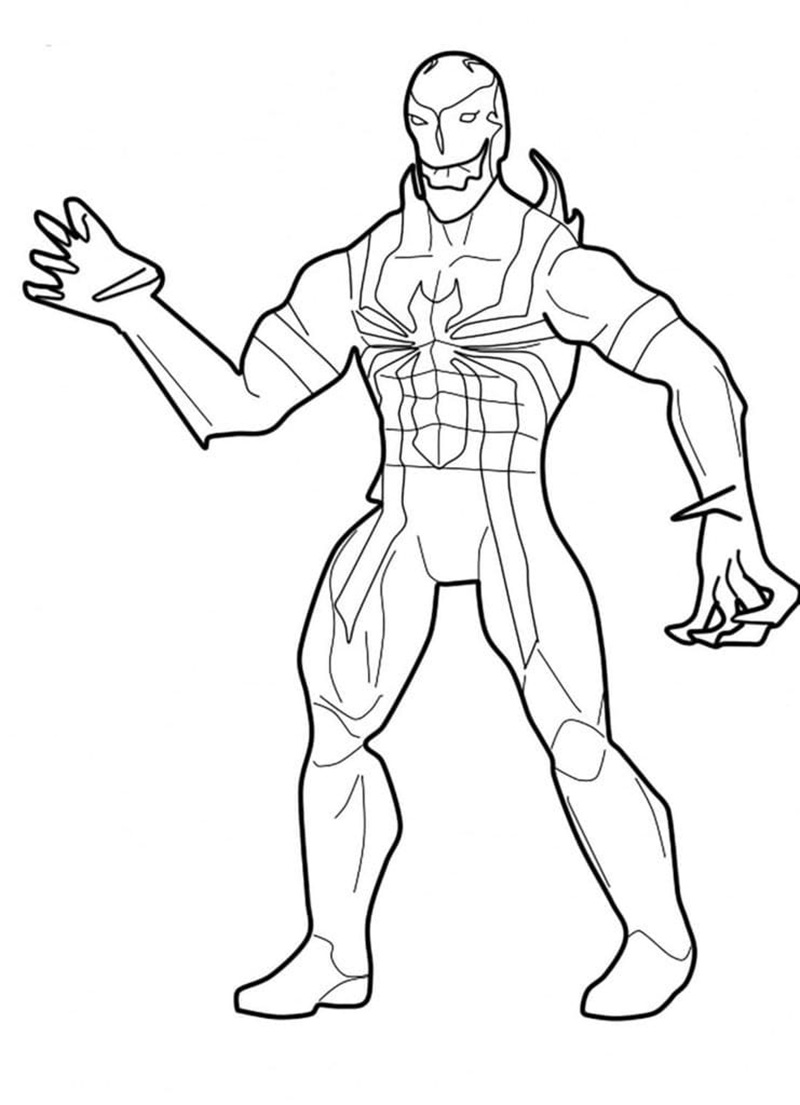 tranh tô màu venom 21