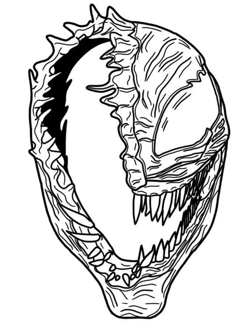 tranh tô màu venom 36