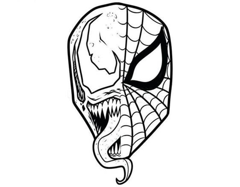 tranh tô màu venom 7