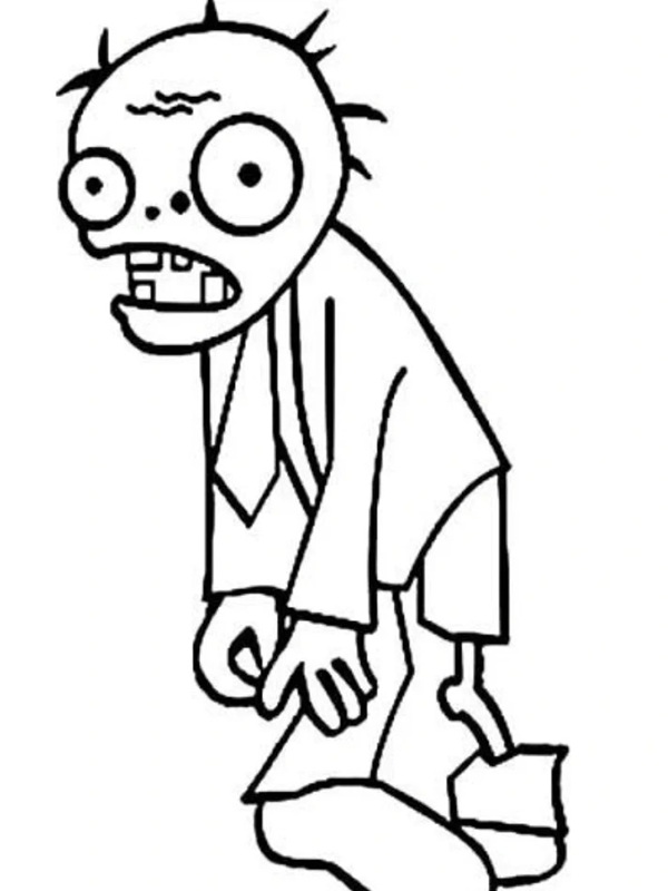 tranh tô màu zombie 15