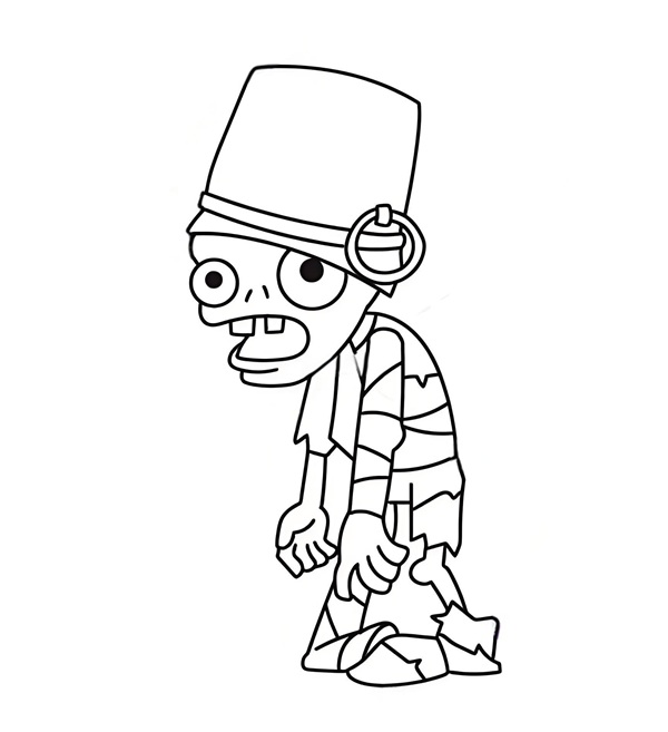 tranh tô màu zombie 26