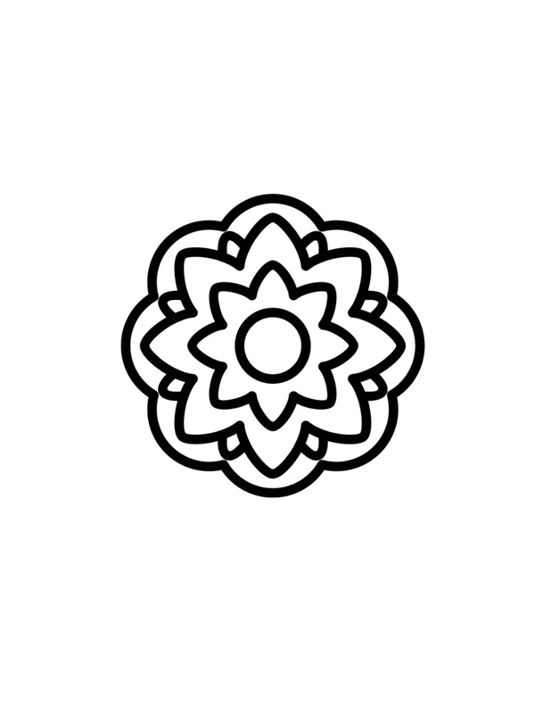 tranh tô màu bánh trung thu 14