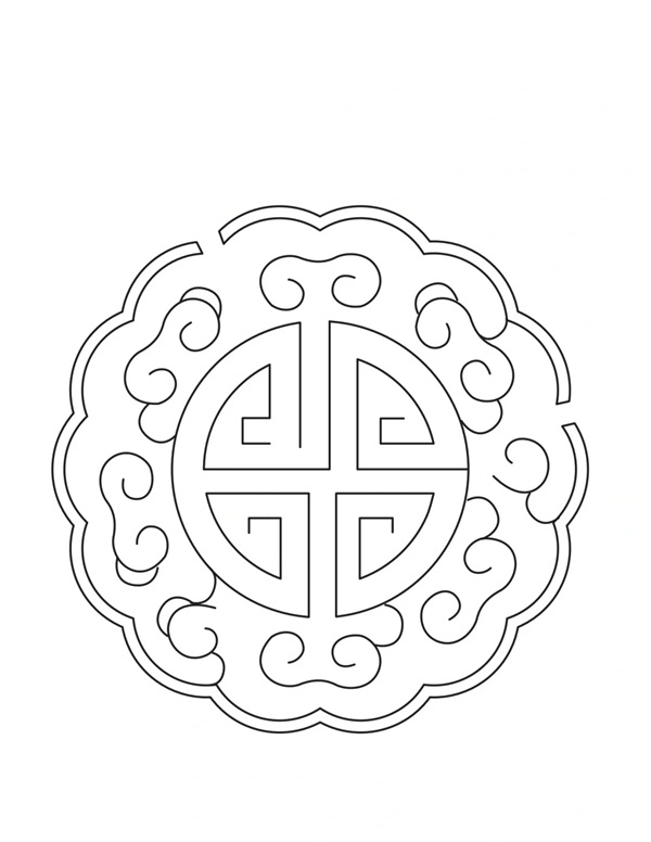 tranh tô màu bánh trung thu 23