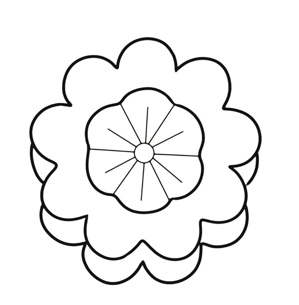tranh tô màu bánh trung thu 3