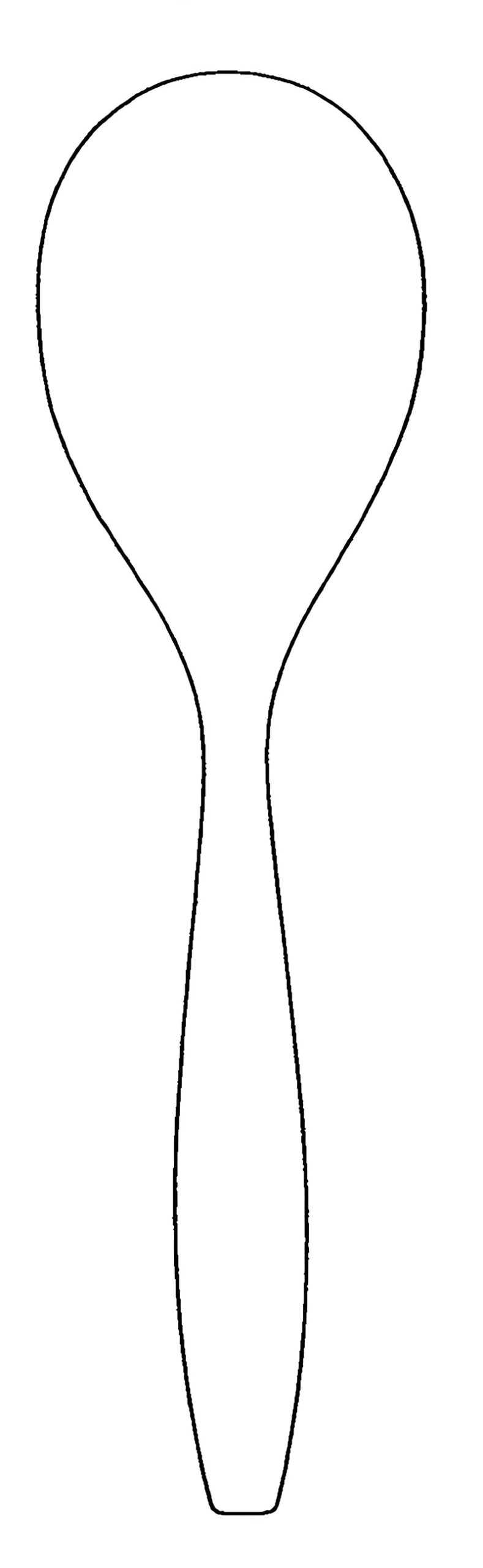 tranh tô màu cái thìa 4