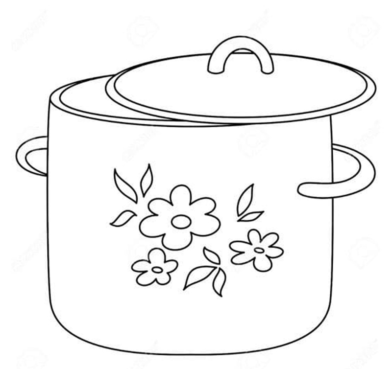 tranh tô màu đồ dùng gia đình cho bé 27
