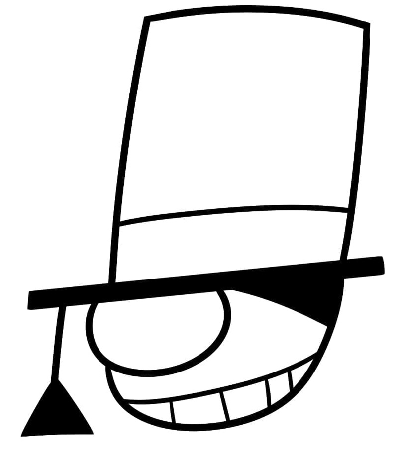 tranh tô màu kaito kid 18