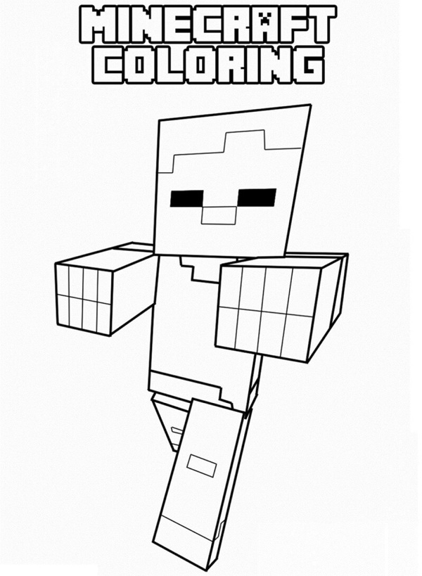 tô màu minecraft 