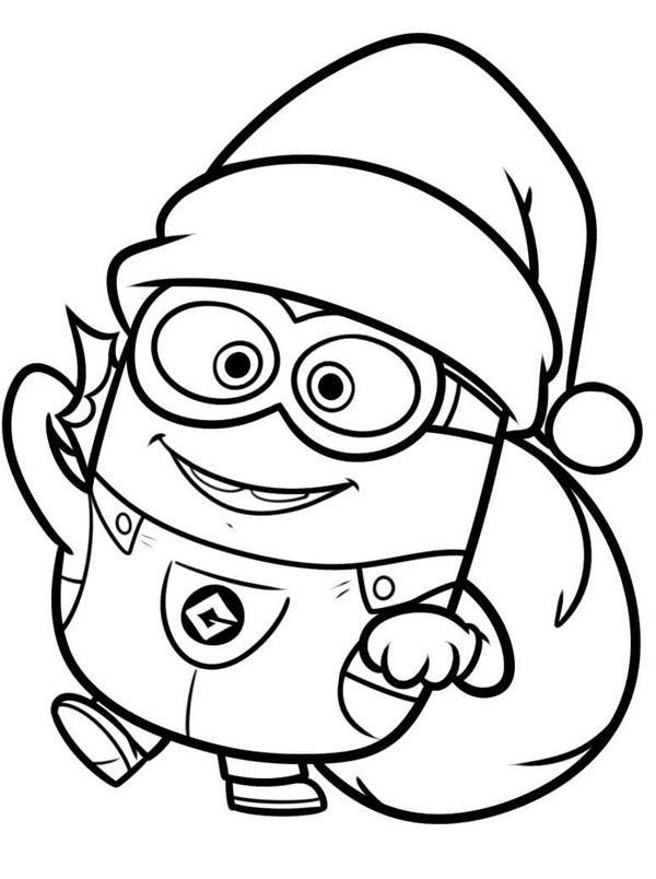 tranh tô màu minion