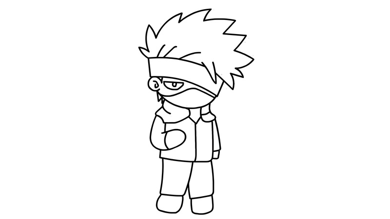tranh tô màu ninja 24