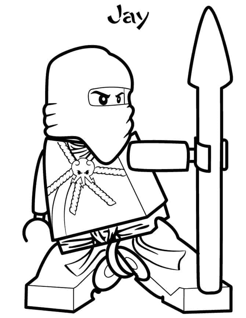 tranh tô màu ninjago 