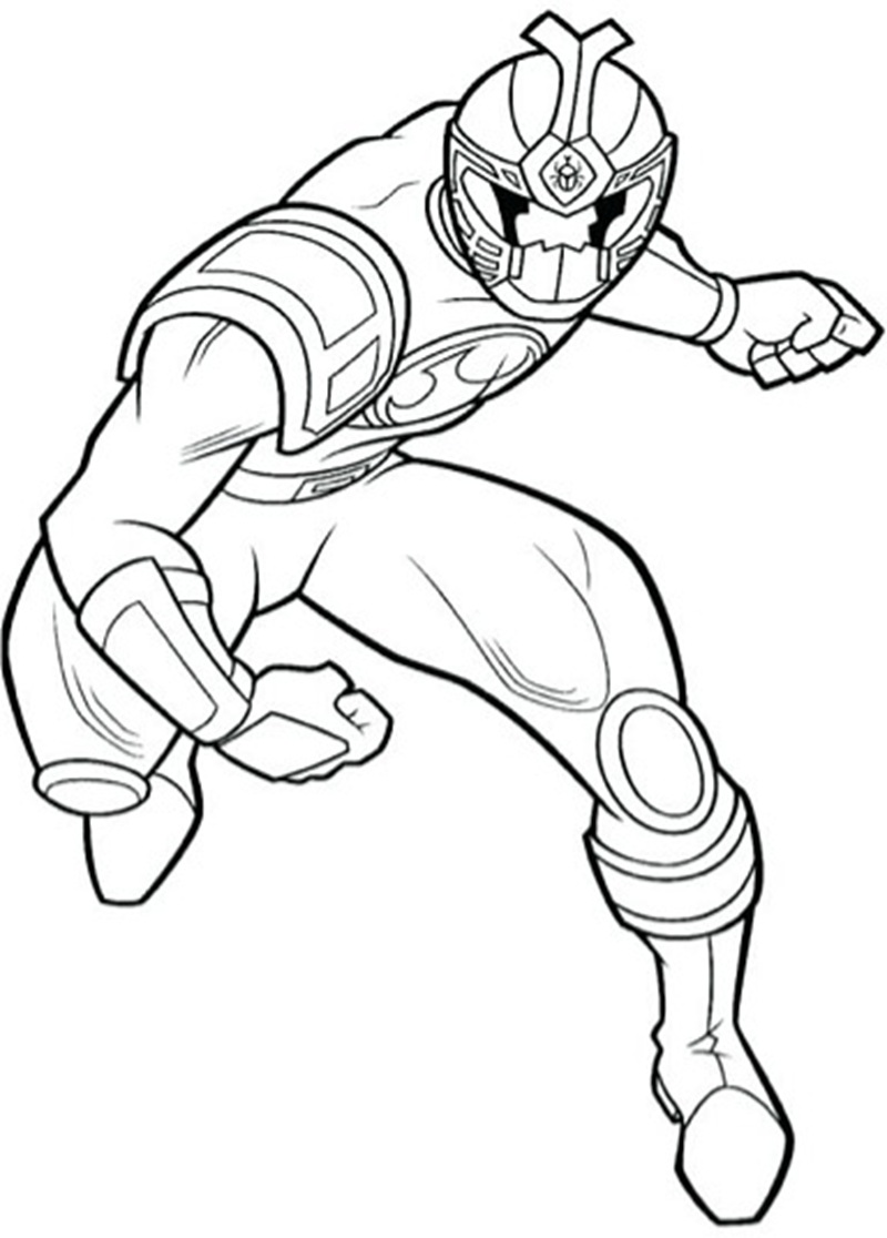 tranh tô màu siêu nhân ninja