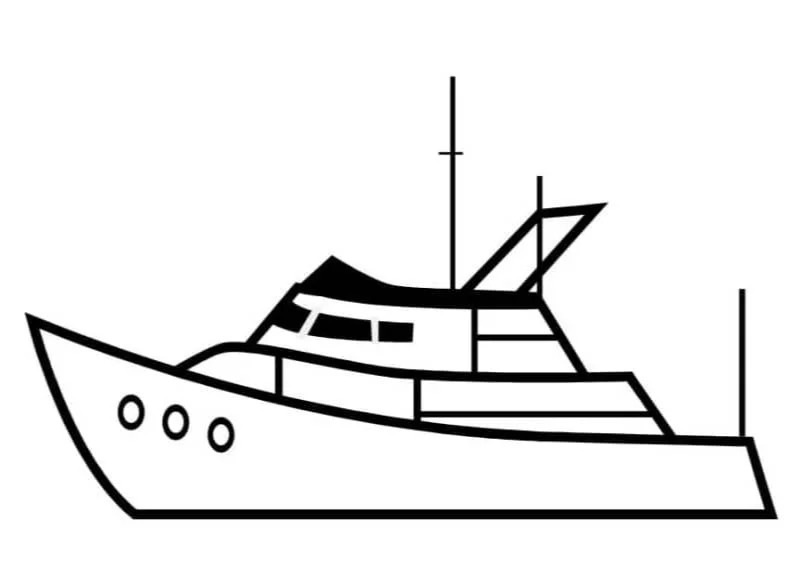 tranh tô màu tàu thủy biển 29