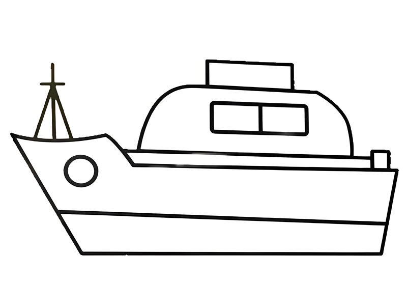 tranh tô màu tàu thủy biển 37