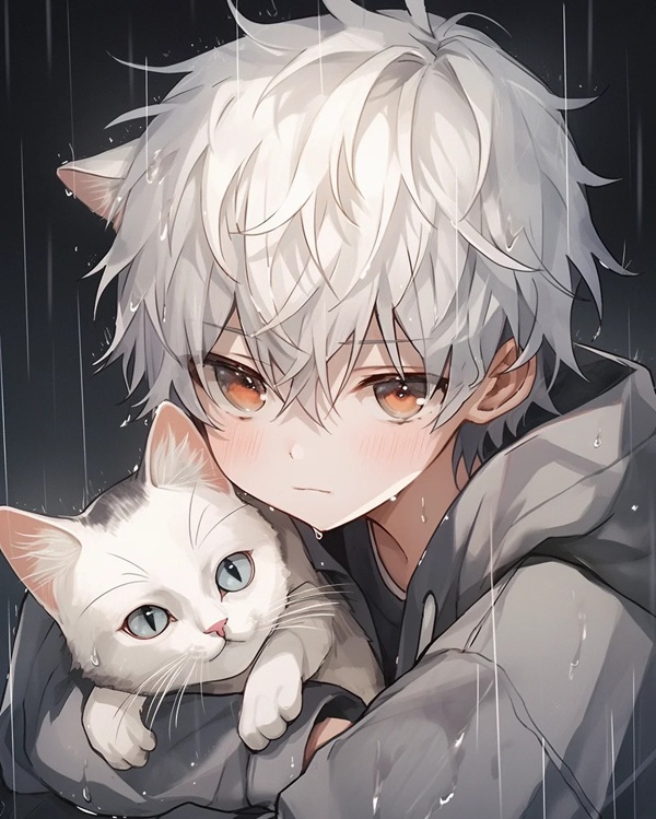 ảnh avatar sad boy anime