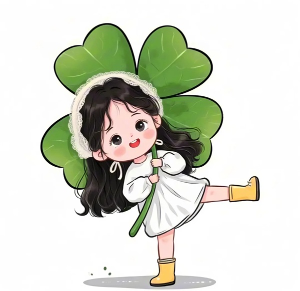 avatar cỏ 4 lá may mắn 11