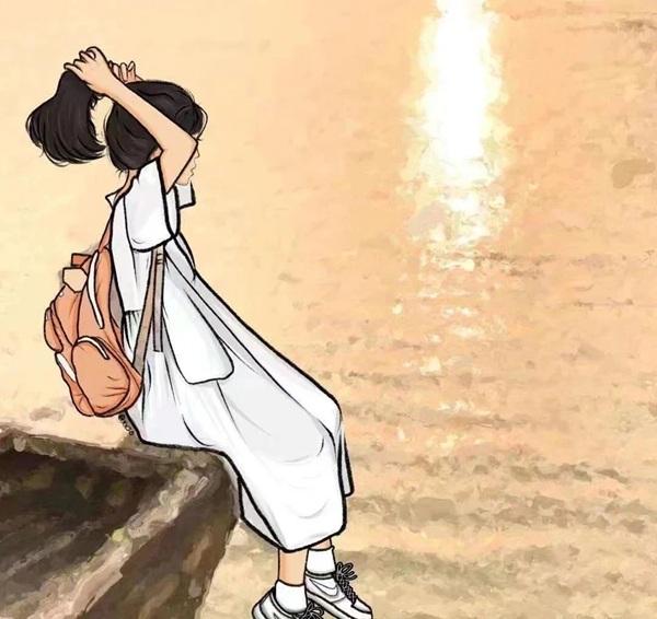avatar cô gái quay lưng 14