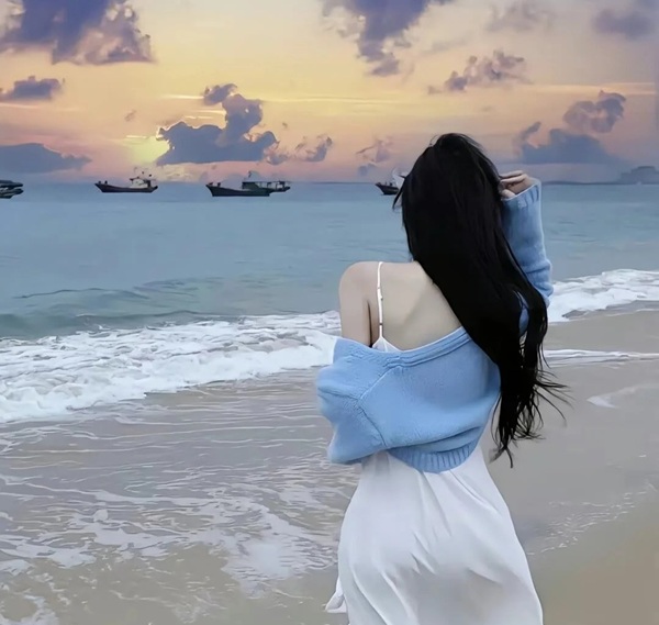 avatar cô gái quay lưng 8