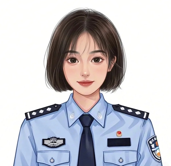avatar công an dễ thương 12