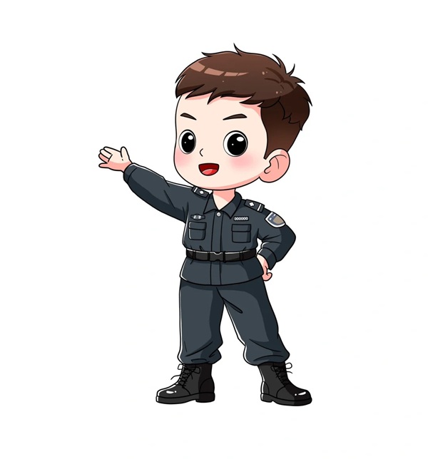 avatar công an dễ thương 19