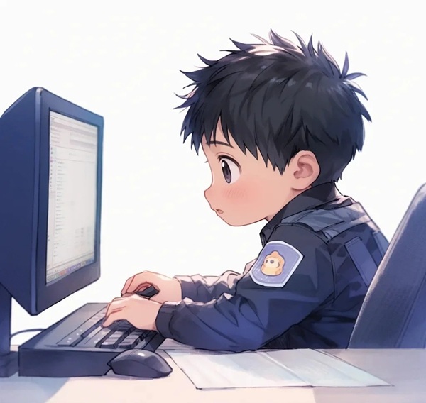avatar công an dễ thương 24