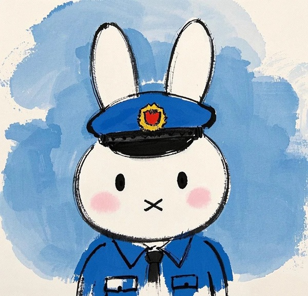 avatar công an dễ thương 31