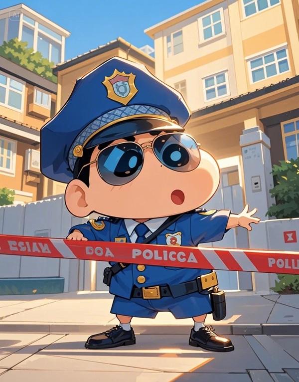 avatar công an dễ thương 32