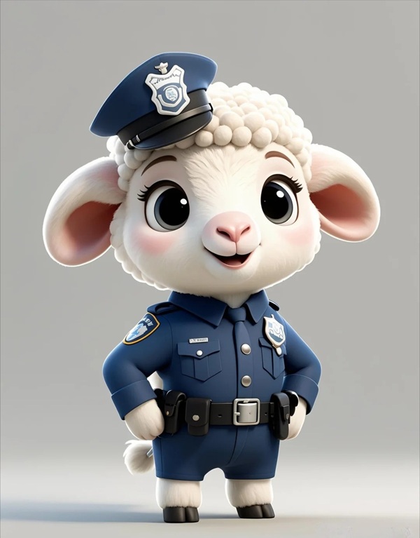 avatar công an dễ thương 33
