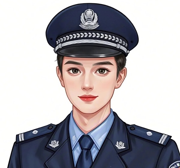 avatar công an dễ thương 35