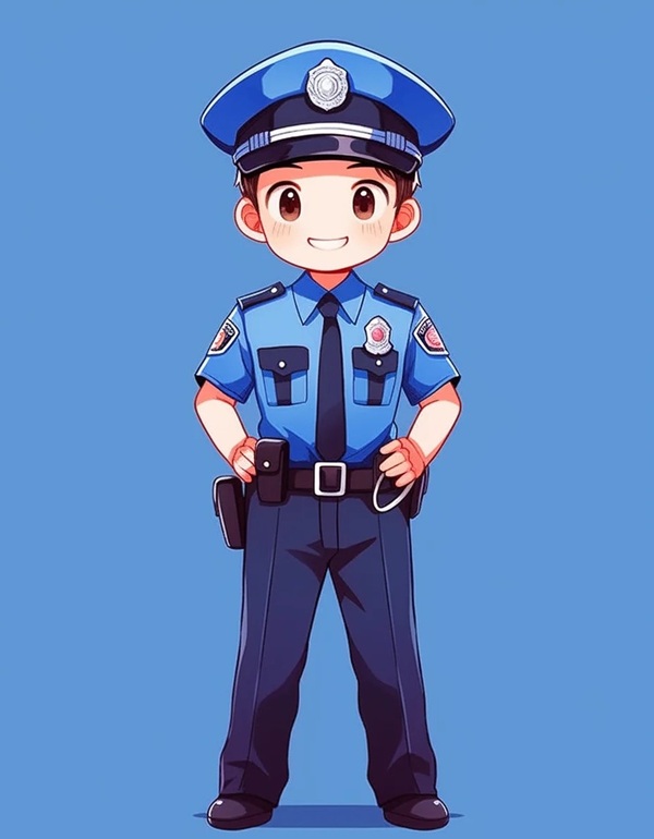 avatar công an dễ thương 36