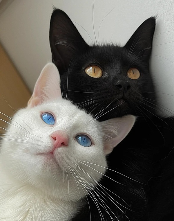 ảnh avatar đôi mèo cute 14