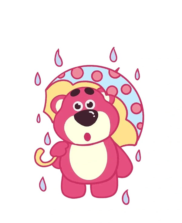 avatar gấu dâu chibi