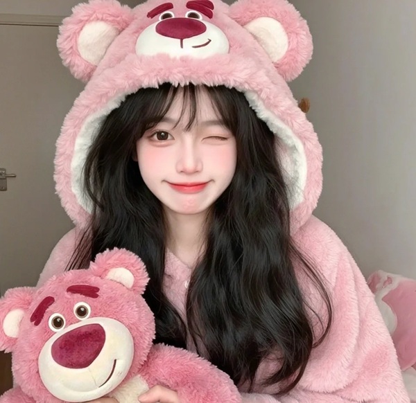 avatar gấu dâu cute 18