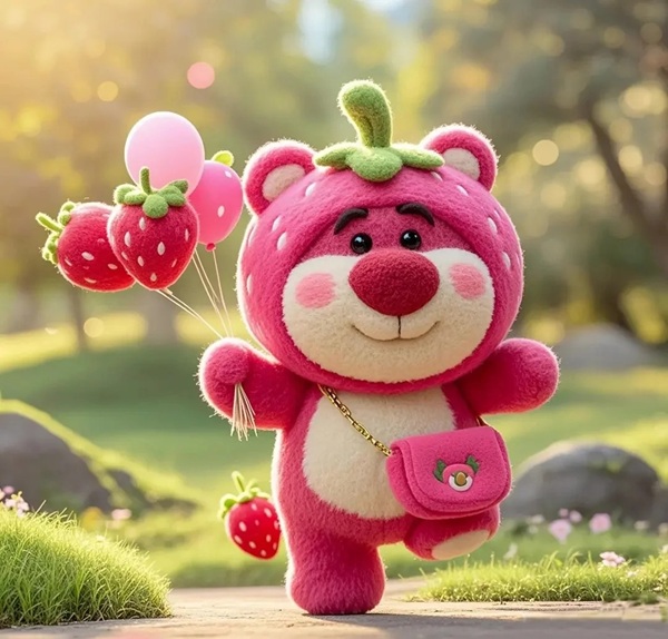 avatar gấu dâu cute 22