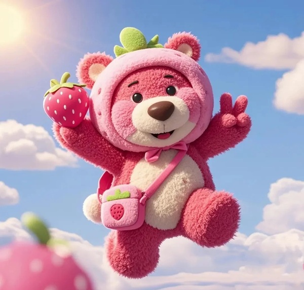 avatar gấu dâu cute 23