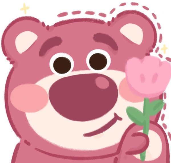avatar gấu dâu cute 27