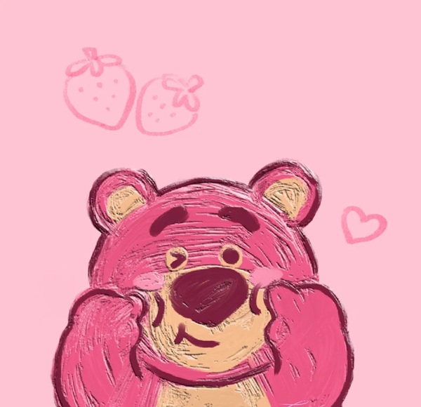 avatar gấu dâu cute 31