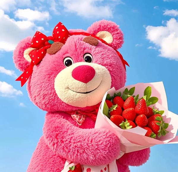 avatar gấu dâu cute 6