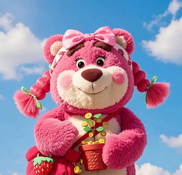 avatar gấu dâu cute 7