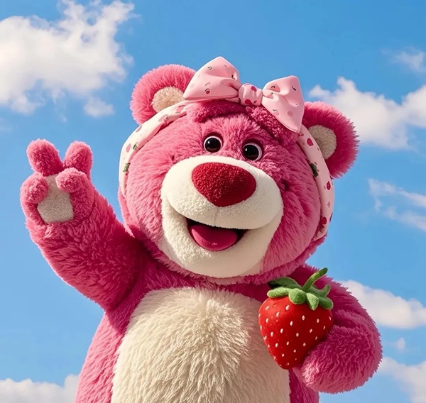 avatar gấu dâu cute 8
