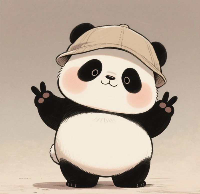 avatar gấu trúc cute 13