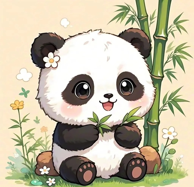 avatar gấu trúc cute 27