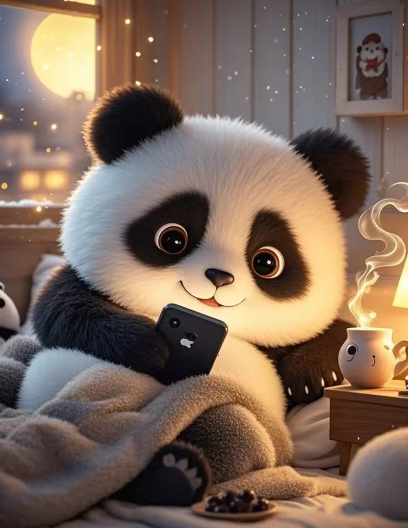 avatar gấu trúc cute 28