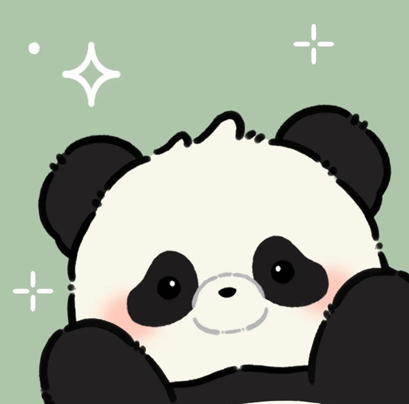 avatar gấu trúc cute 3