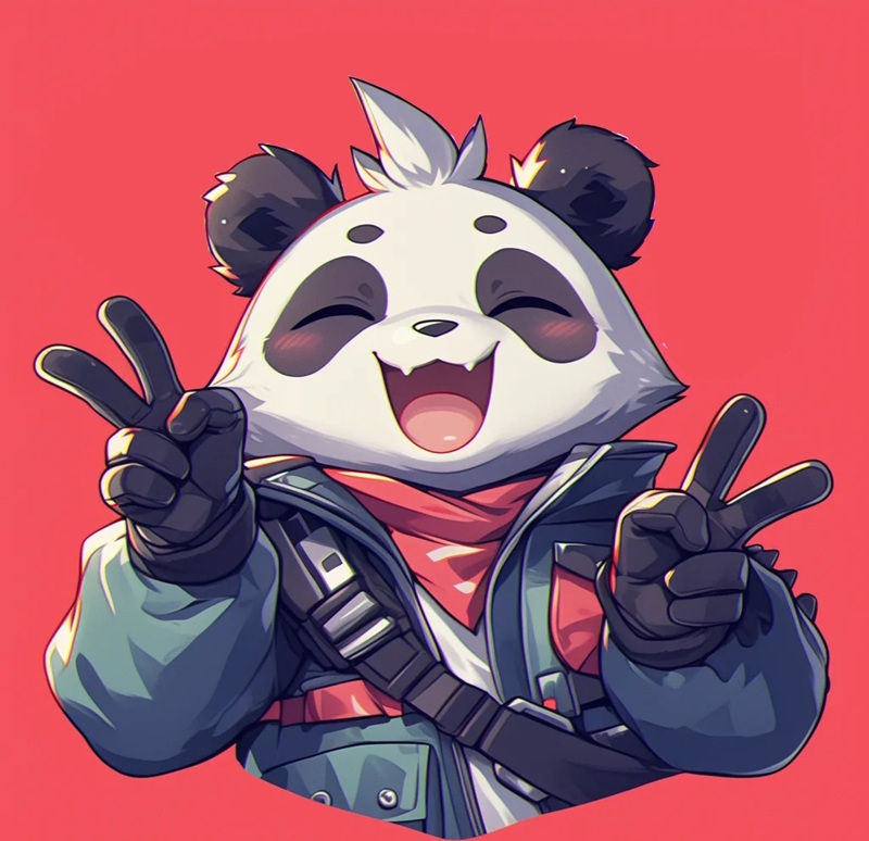 avatar gấu trúc cute 34