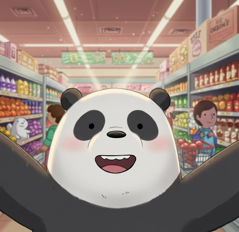 avatar gấu trúc cute 36