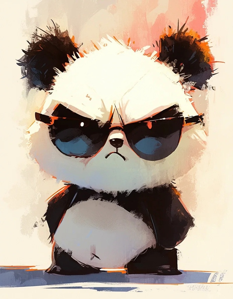 avatar gấu trúc cute 39