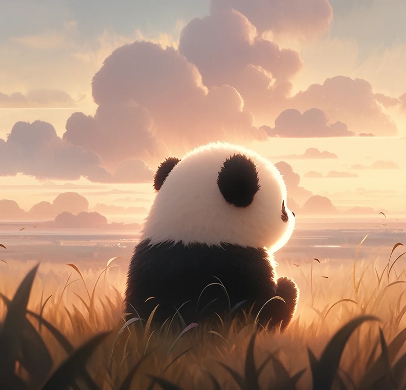 avatar gấu trúc cute 5