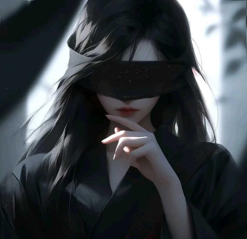 avatar nữ che mặt 19